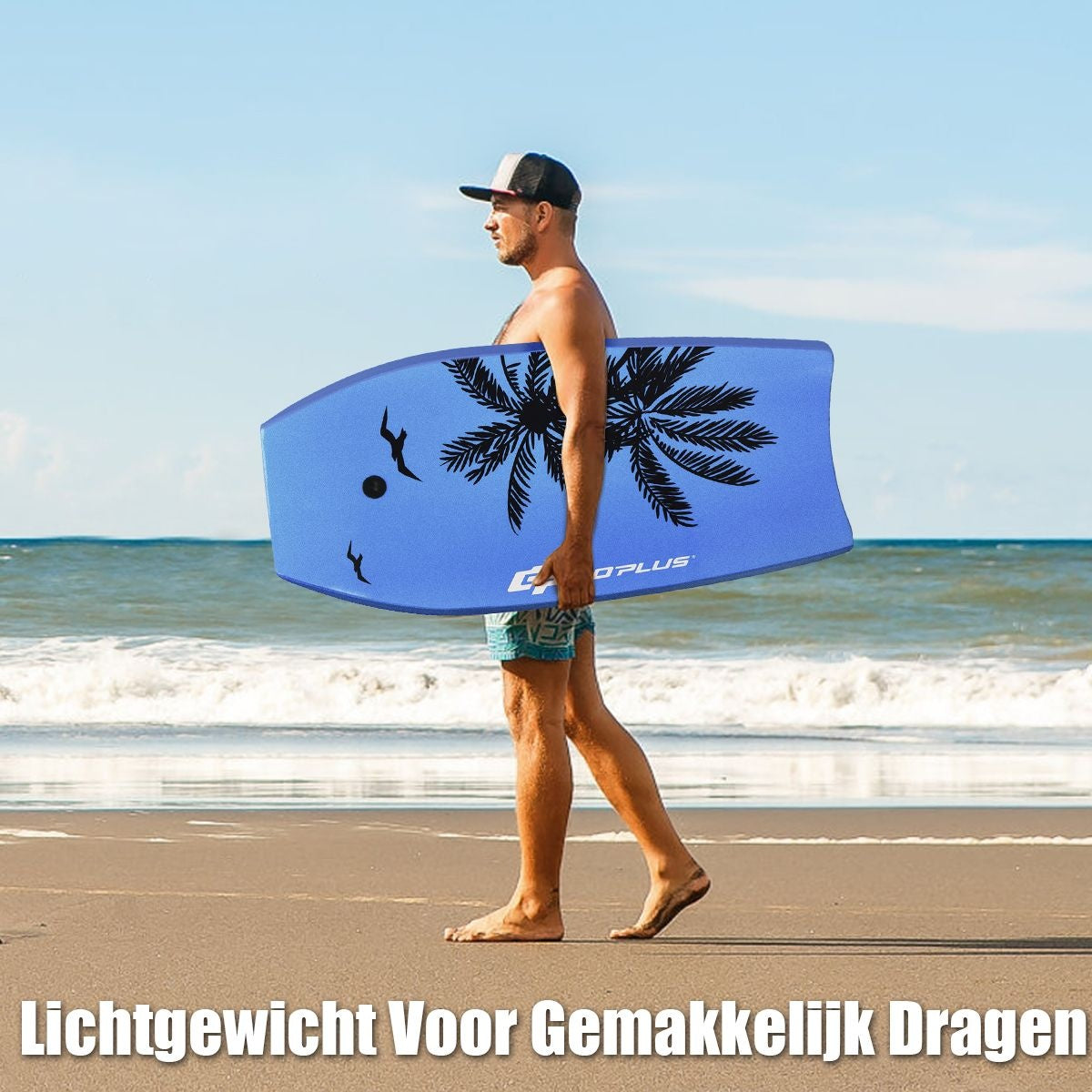 Coast Bodyboard - Lichtgewicht - Blauw - 106 cm