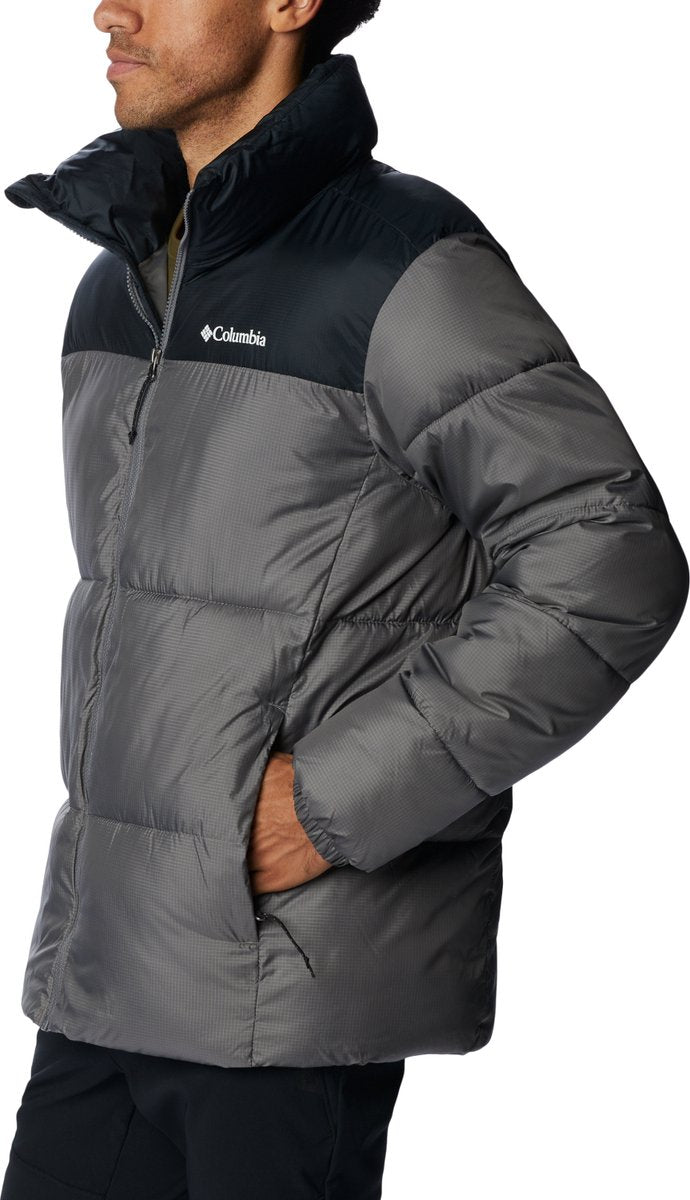 Columbia - Puffect™ II - Heren Puffer Jacket met Thermarator™ Isolatie - Maat XXL - Polyester - Grijs
