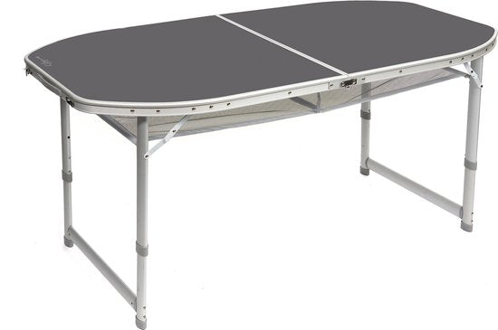 Bo-Camp - Tafel - Ovaal - Koffermodel - 150x80 cm