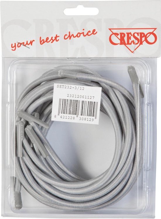 Crespo Elastiek - Relaxstoelen - 2x Kort - 2x Lang - Grijs