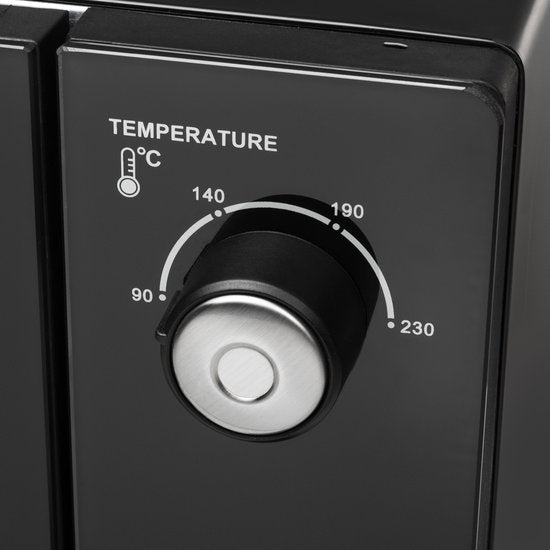 Princess 112751 - Vrijstaande Heteluchtoven - 6 Standen - 32 liter - 1500 W - Zwart