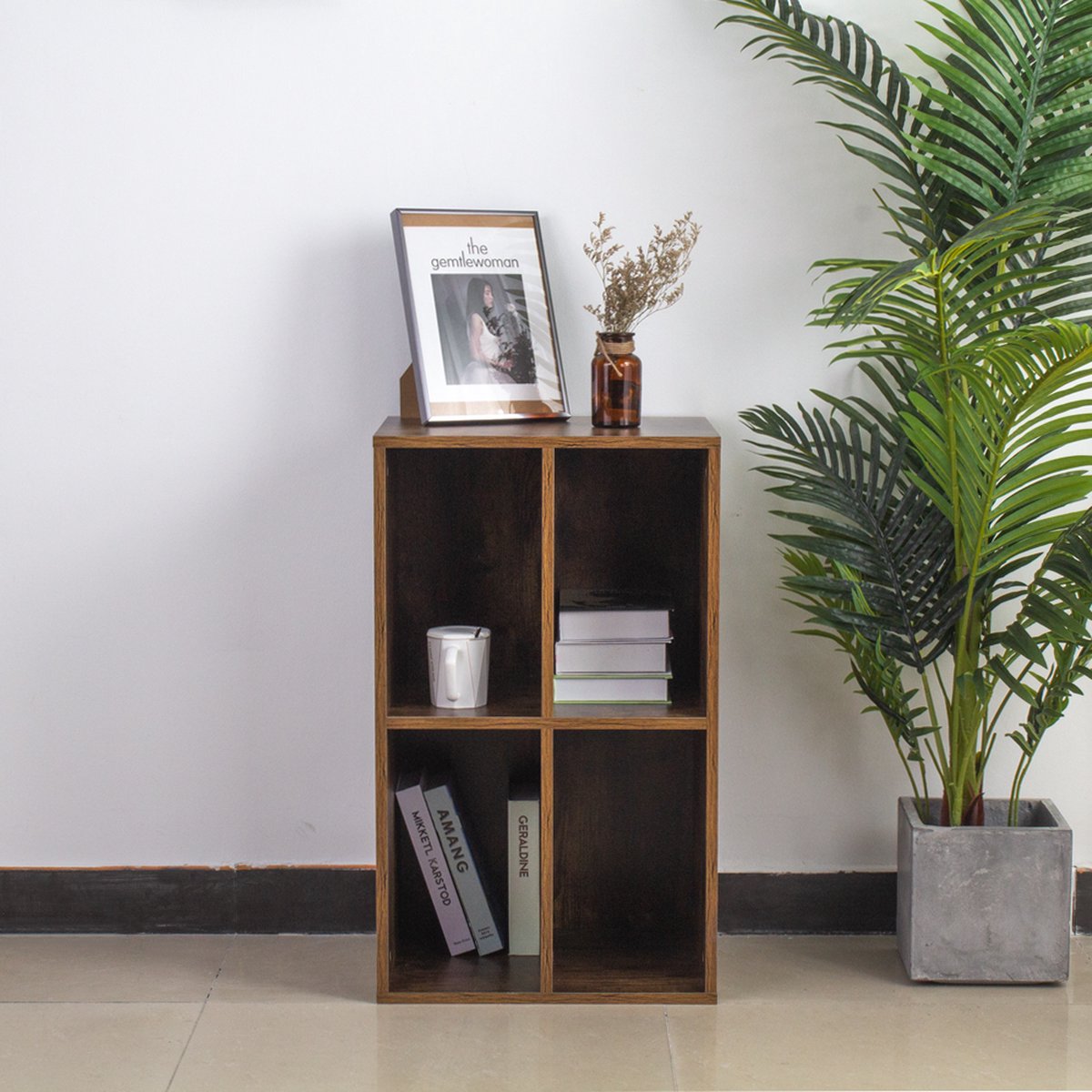 VDD Vinyl Wish - Platenkast - Bruin - 74.5x37x44.5