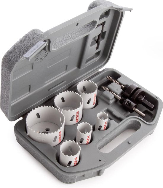 BOSCH | Gatzagenset | Bi-Metaal | 9-delige elektricien set, Progressor gatzagen