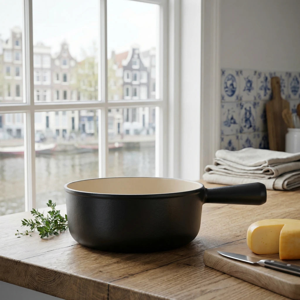 Le Creuset gietijzeren braadpan - 22 cm, zwart