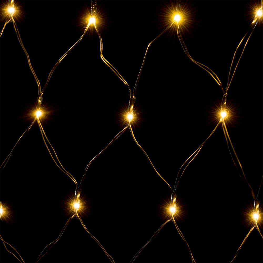 Monzana Lichtgordijn - 200x150cm 160 Leds - Binnen & Buiten Warm Wit