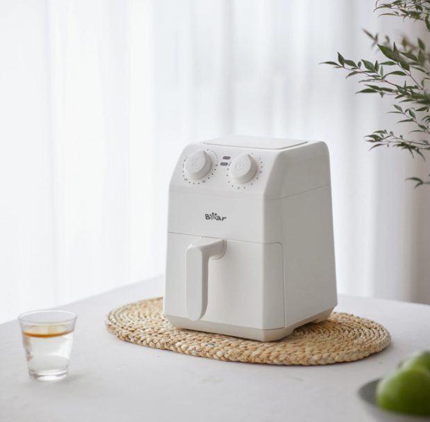 Bear QZG-K12T1 Compacte Airfryer 3L - Wit - 20,5 x 26,5 x 28,5 cm