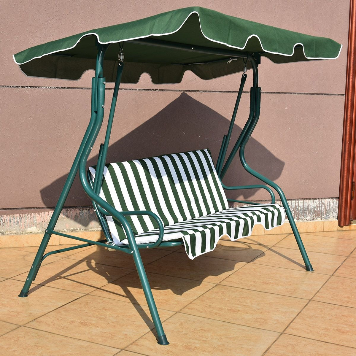Coast Hollywood Schommelbank - 3 zits - 172x154x110 cm - Groen
