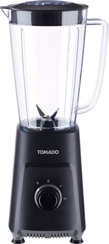 Tomado TTB1001B - Blender - 1 liter - 2 snelheden - 300W - Pulsestand - Zwart