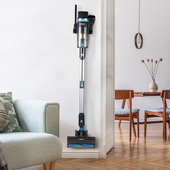 DOMO DO244SV Steelstofzuiger BLDC 2-in-1 - 0,8 L – 29,6 V - 60 min autonomie