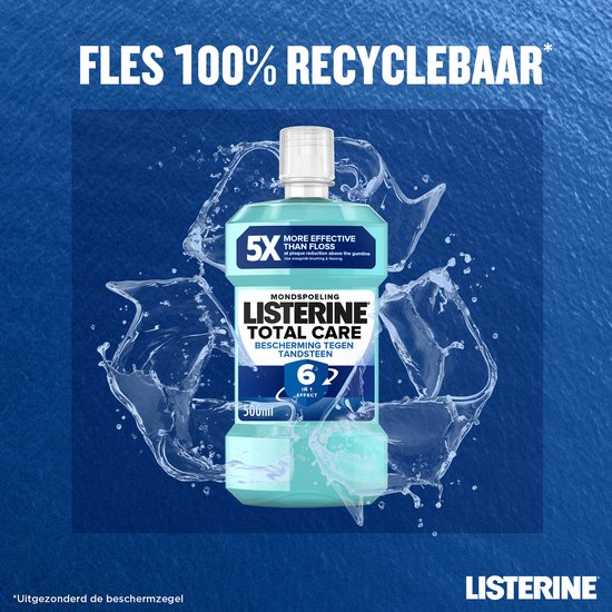 Listerine Total Care Bescherming Tegen Tandsteen 500 ml