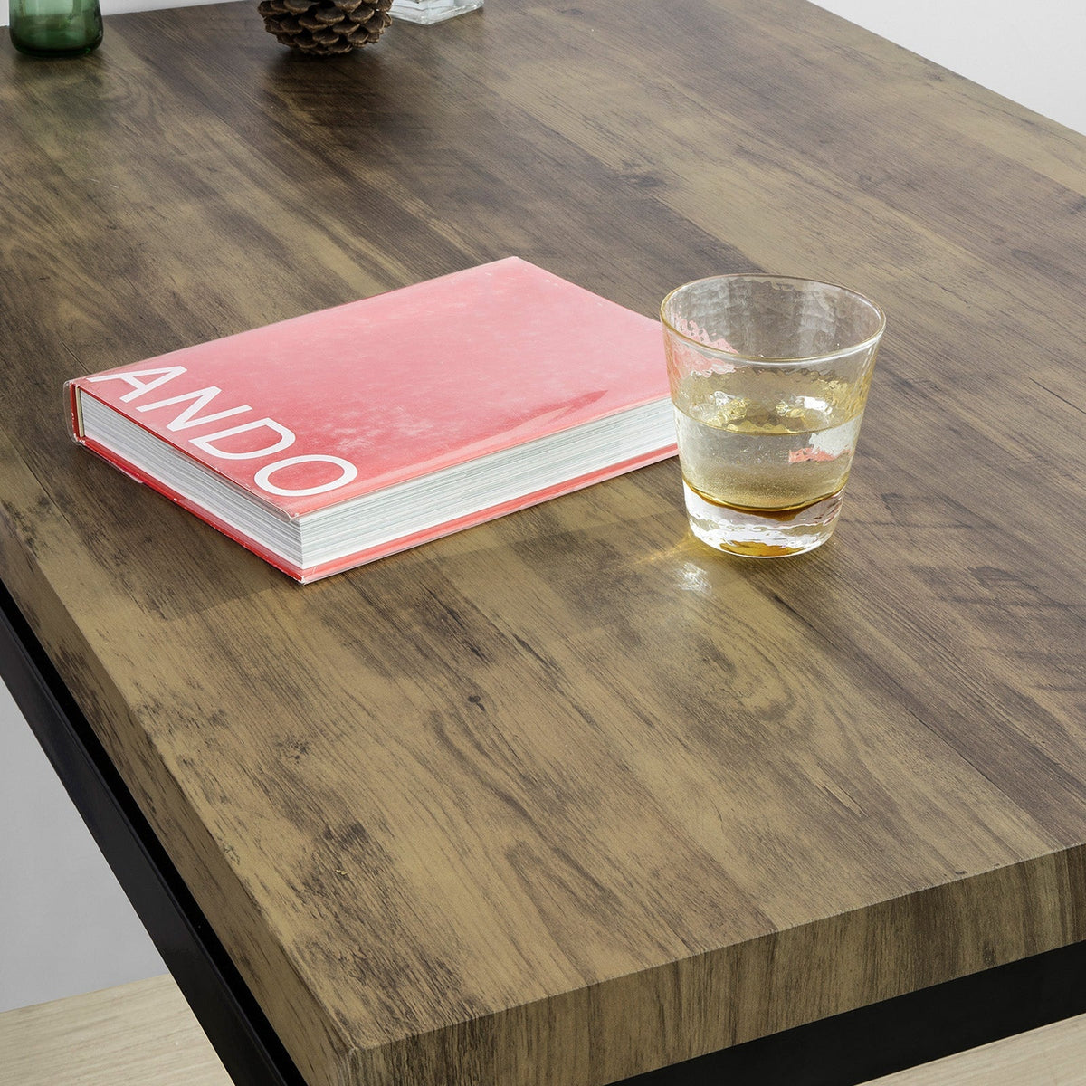 SoBuy Eetkamertafel - Industrieël - Max. 75 kg - 110 x 70 x 76 cm