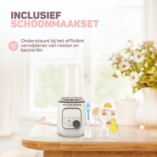 Vulpes Goods® BabyCare - Flessenwarmer PRO 10in1 - Flesverwarmer - Flessenverwarmer - Verwarming van vloeistoffen en eten
