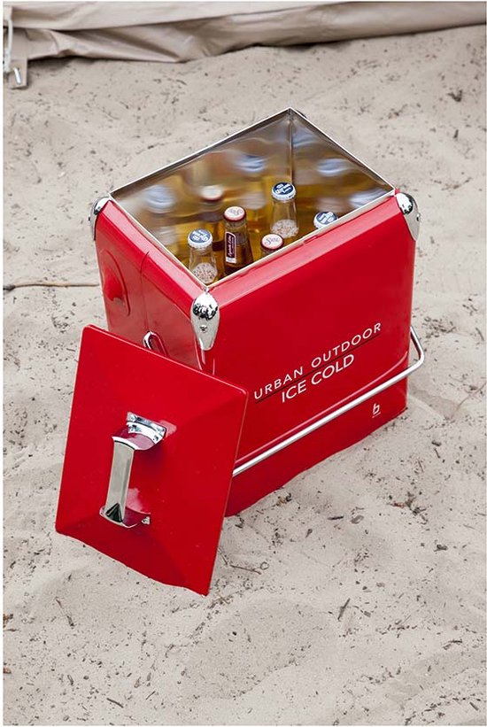 Bo-Camp - Urban Outdoor - Koelbox - Greenwich - Rood - 17 Liter