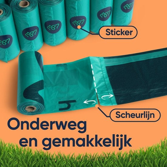 Biologisch Hondenpoepzakjes - 225 stuks - Poepzakjes Hond Afbreekbaar - Poop Bags