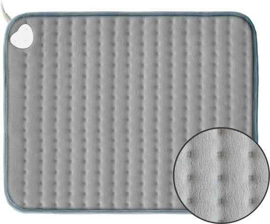 Tomado THP0602G - Elektrisch warmtekussen - 60 x 40 cm - XL formaat - Automatische uitschakeling - Grijs