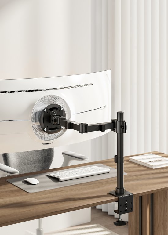 VDD - Monitorarm - Monitorarm 1 scherm - Monitorarm 49 inch - Heavy Duty monitorarm - max 20 kg - max 49 inch - 1 monitor