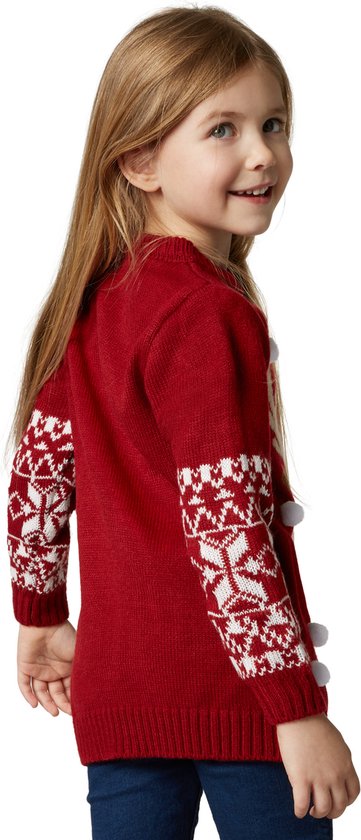Dressforfun Kersttrui Rudi Rendier voor kinderen - 140 (9-10y) - Verkleedkleding carnaval - Halloween - Verkleden - Feestkleding - Carnavalskleding - Feest - Partykleding
