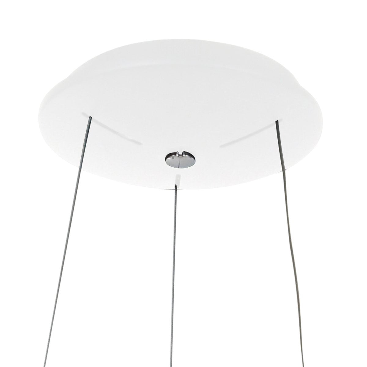 Hanglamp Ringlede 2695W Wit rond 48cm elektrisch verstelbaar hoogte met kunststof en metaal Steinhauer Modern