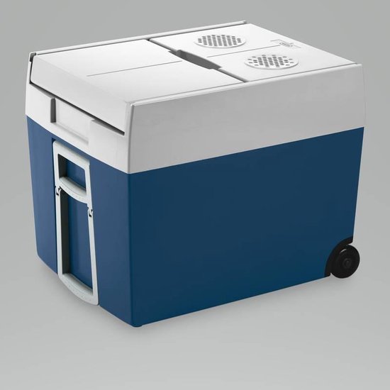 Mobicool MT48W thermo-elektrische koelbox met wielen - 48l - 12/230v - blauw/wit