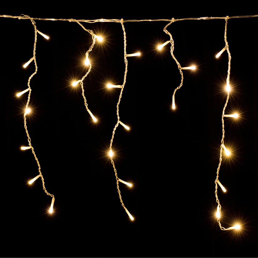 Monzana Ijspegel Verlichting - 10m met 400LED's - Warmwit