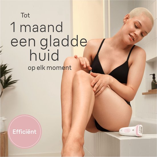 Braun Silk·épil 7 - Epilator voor Eenvoudige Ontharing - Langdurig Gladde Huid - 7-000 - Wit/Flamingo