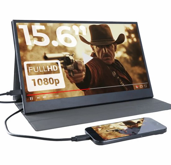 Denver PMO15604 Portable Monitor - Full HD 15,6"