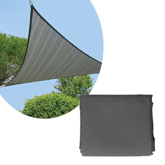 Ambiance Schaduwdoek Driehoek 360x360x360 cm Zand