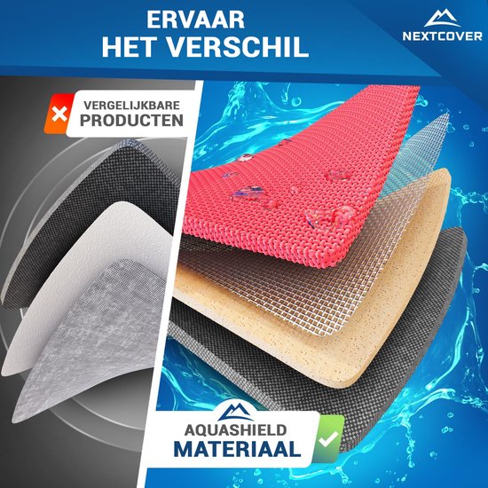 NEXTCOVER® NIEUW 3-in-1 fietstas voor bagagedrager [Aquashield] - Reflecterend bagagedragertas waterdicht - rugzak en schoudertas [25 liter]- Rood