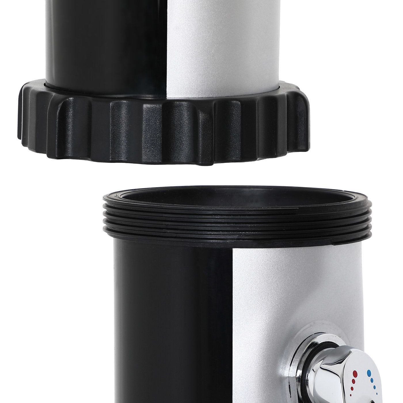 Monzana Buitendouche 35 liter – Solar UV-Bestendig 60°C - Zwart