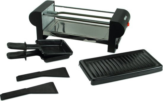 Boska Raclette Mini 220V - voor Smelten en Grillen - 2 Personen - Zwart