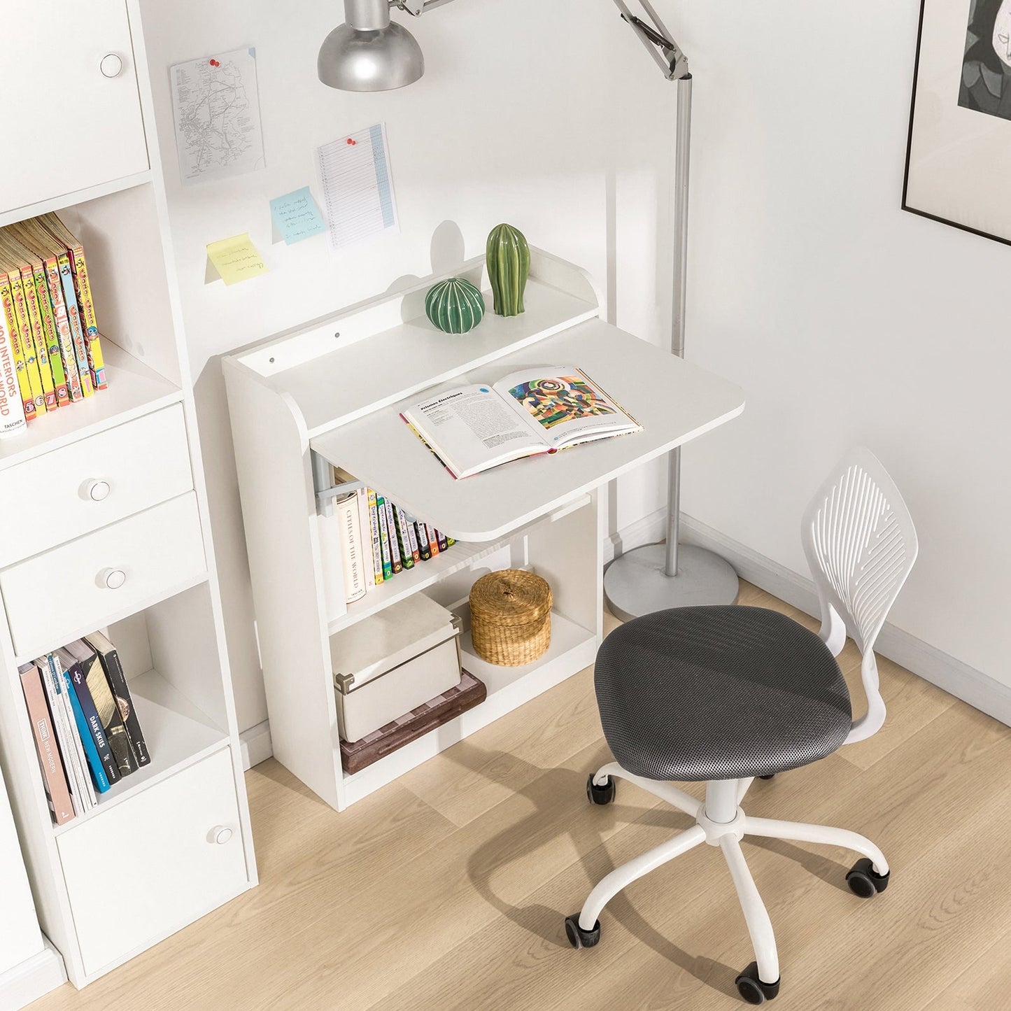 SoBuy Opvouwbaar Bureau - 64x58x82 cm - 35 Kg Draagvermogen