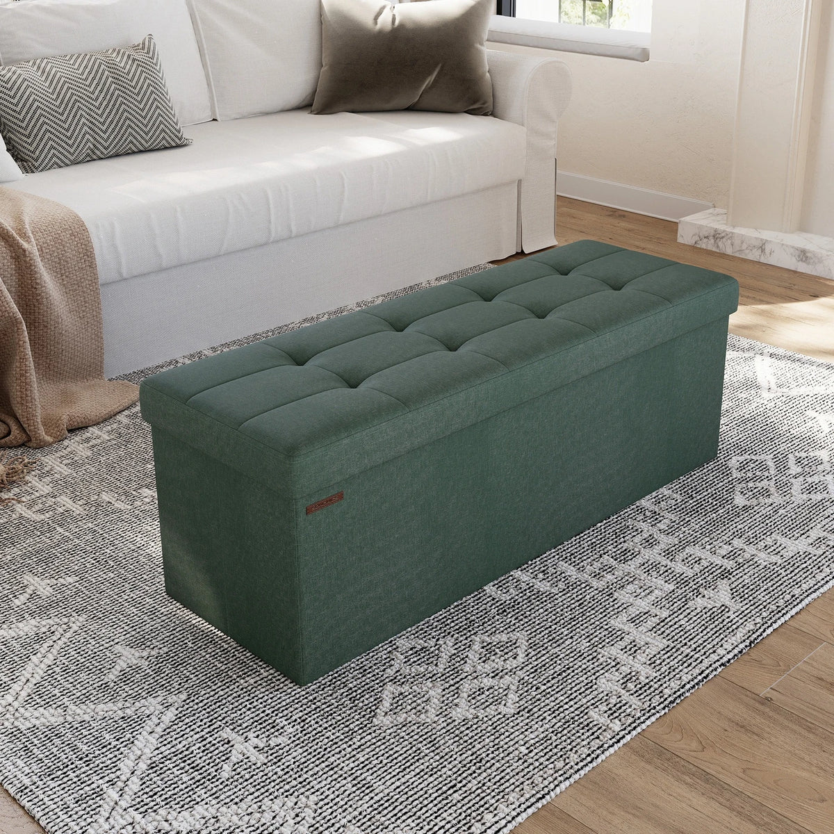 Joyfurnos Opbergkist met Zitvlak - Ottoman Bank - 38 x 110 x 38 cm