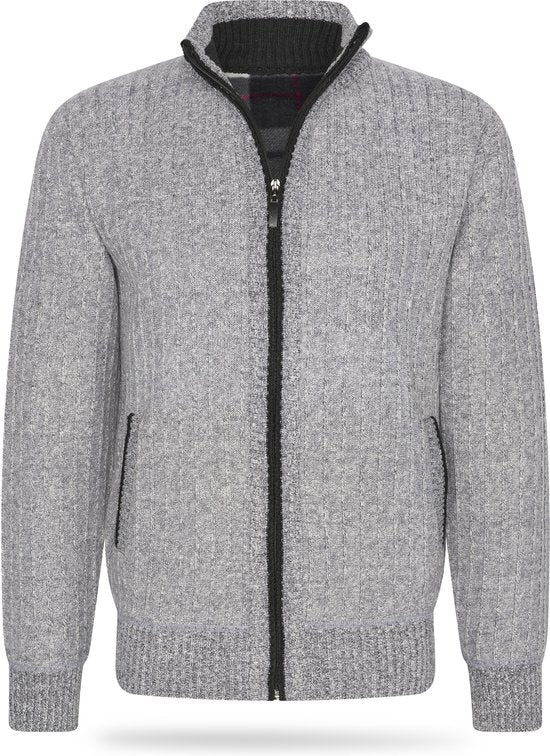 Cappuccino Italia - Heren Vest Bounded Jacket Grijs - Grijs - Maat L