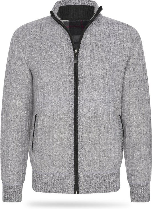 Cappuccino Italia - Heren Vest Bounded Jacket Grijs - Grijs - Maat L
