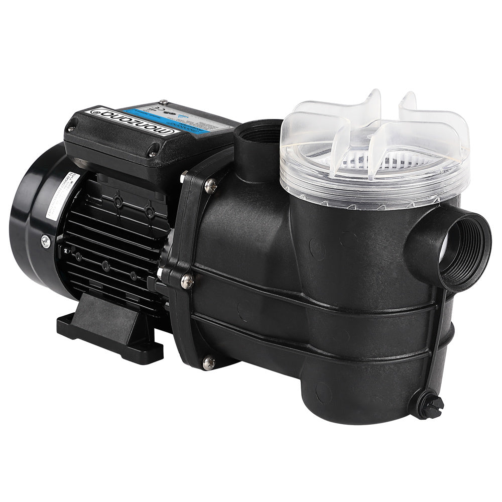 Monzana Filterpomp + Voorfilter - 9.960 l/u 400 W IPX5 – Zwart