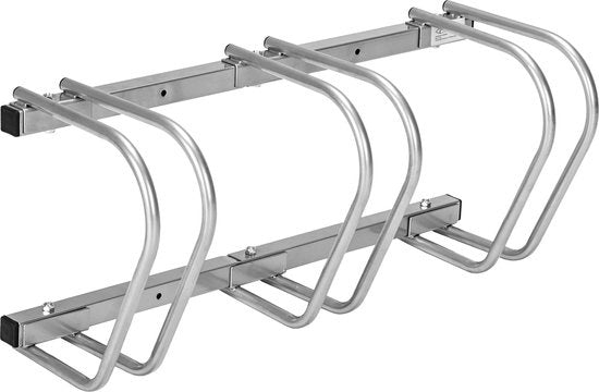 TecTake - fietsenrek voor 3 fietsen - staal - stabiel - 402377