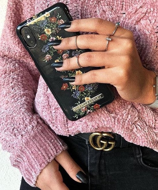 iDeal of Sweden iPhone 11 Pro Backcover hoesje - Dark Floral