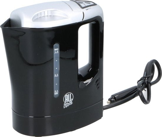 All Ride Reis Waterkoker - 0.8L - Kunststof - 300W - 9x15.50x20.30 cm - Zwart