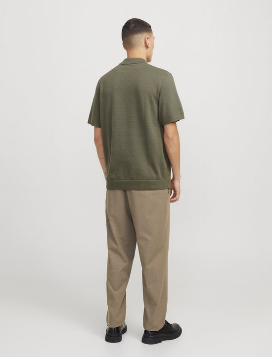 JWHMILANO KNIT POLO - XS - Heren - Gebreid - Groen