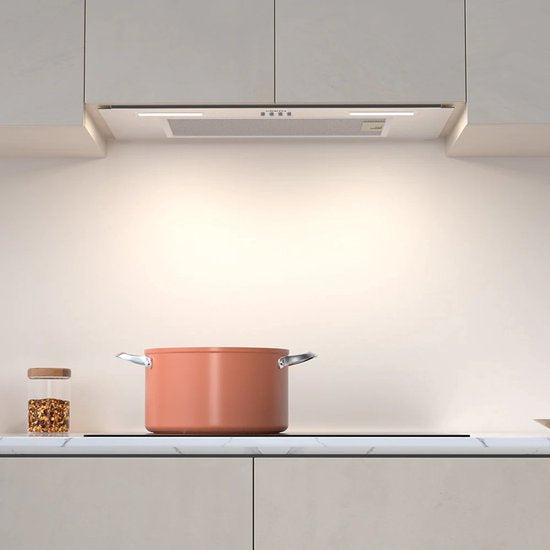 CIARRA CBCS6926A inbouw afzuigkap 60 cm - 650 m³/h - RVS - A+++