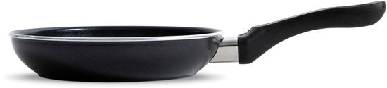 BK Vivid Koekenpannenset 2-delig - 24/28cm - PFAS-vrije antikleeflaag – Koekenpan inductie – Keramische koekenpan - Ovenbestendig tot 160°C – Koudgrepen - Zwart