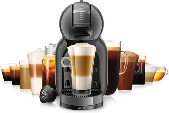 Krups NESCAFÉ Dolce Gusto Mini Me KP1238 - Koffiecupmachine - Antraciet - Automatische Stop - Compact - Voor Dolce Gusto Cups