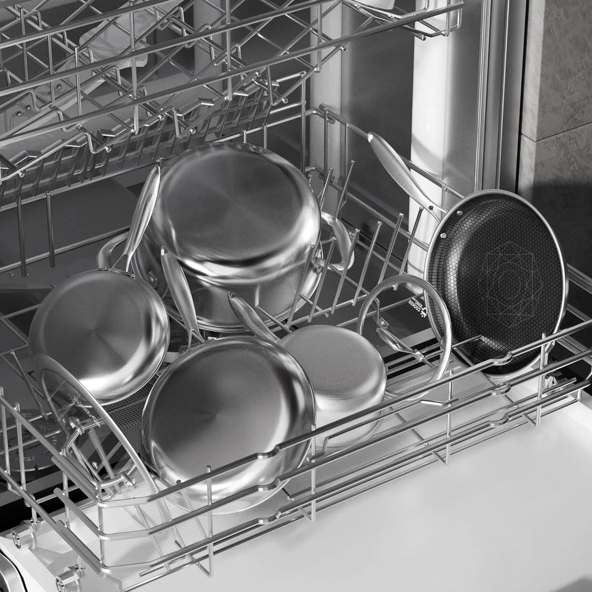 Cooker King Pannenset 7-Delig - RVS - Tri-Ply, Inductie & Oven Geschikt