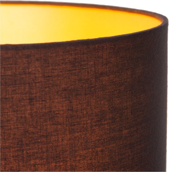 Lucide MAYA - Vloerlamp - Ø 45 cm - 1xE27 - Zwart - Japandi