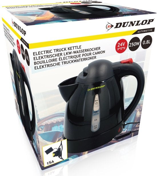 Dunlop Reiswaterkoker - 0.8L - Kunststof - BPA vrij - 250W - 15x14.30x17.80 cm - Zwart