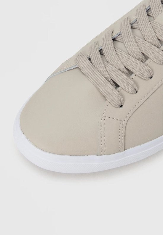 Lacoste POWERCOURT 126 1 SMA GRY/WHT Heren Sneakers - Maat 40 grijs-wit