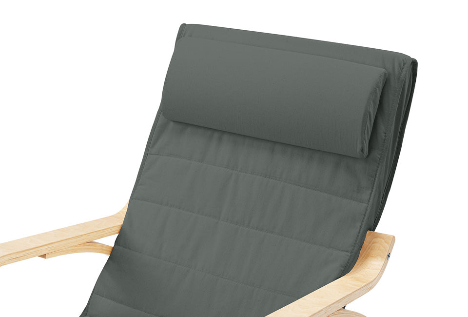 Home & Comfort Schommelstoel - donkergrijs - 65 X 60 X 90 cm