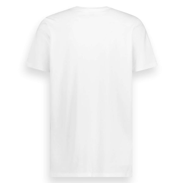3x LebasQ Fit T-Shirt – V-hals Regular Fit – Wit – Maat L – 180 gsm – 95% BCI-katoen