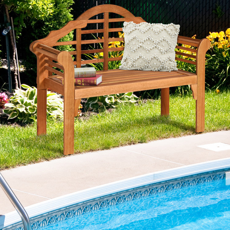 Coast Garden Bank Vouwbank gemaakt van hout voor buitenruimte 123 x 54 x 96 cm Natuur