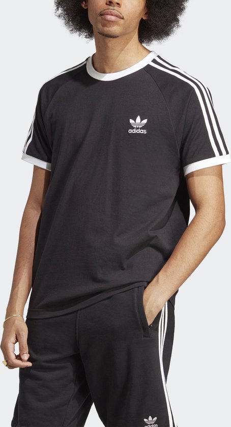 adidas Originals Adicolor Classics 3-Stripes T-shirt - Heren - Zwart - L